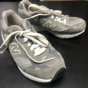 Grey youth size 3.5 New Balance sneakers